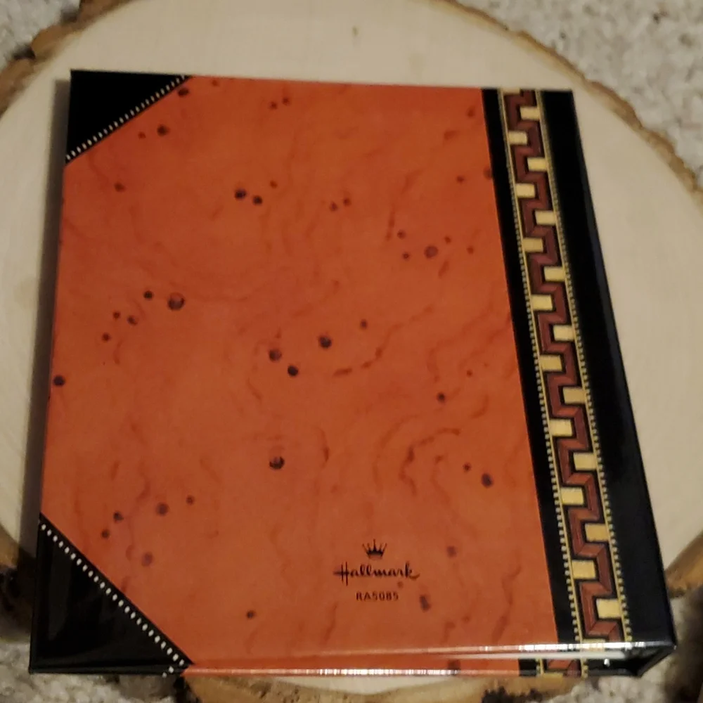 Hallmark Burl Wood Address Book Album